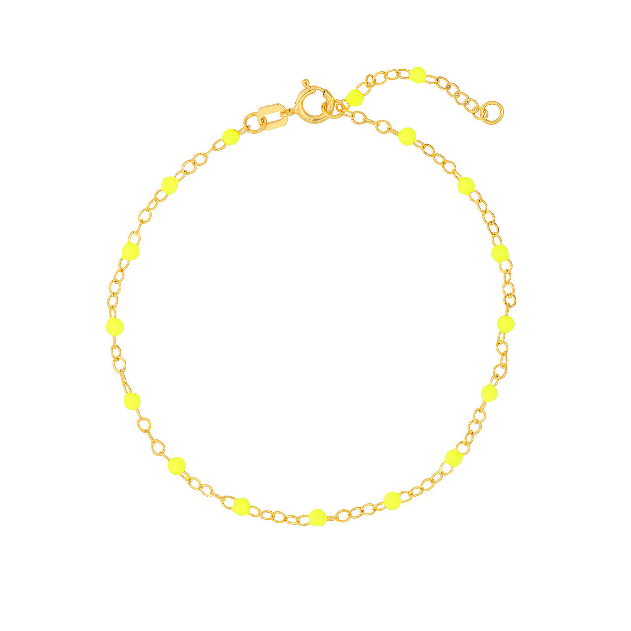 Enamel Bead Piatto Chain Bracelet