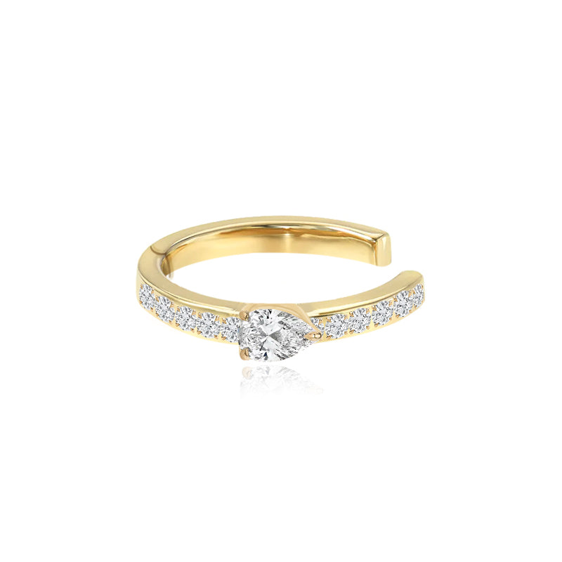 Mini Solitaire Diamond Cuff