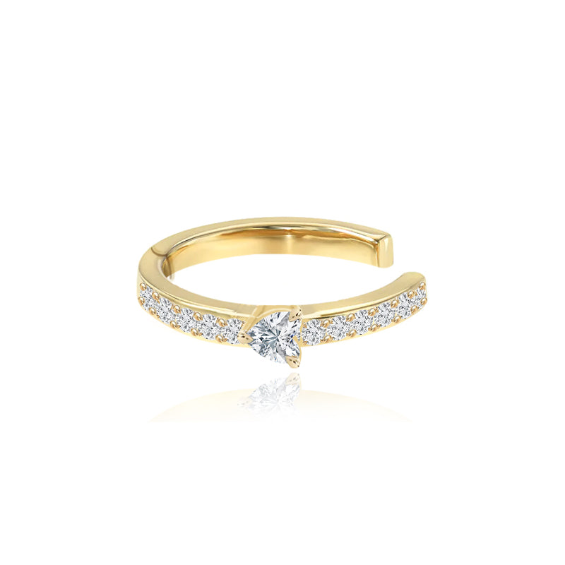 Mini Solitaire Diamond Cuff