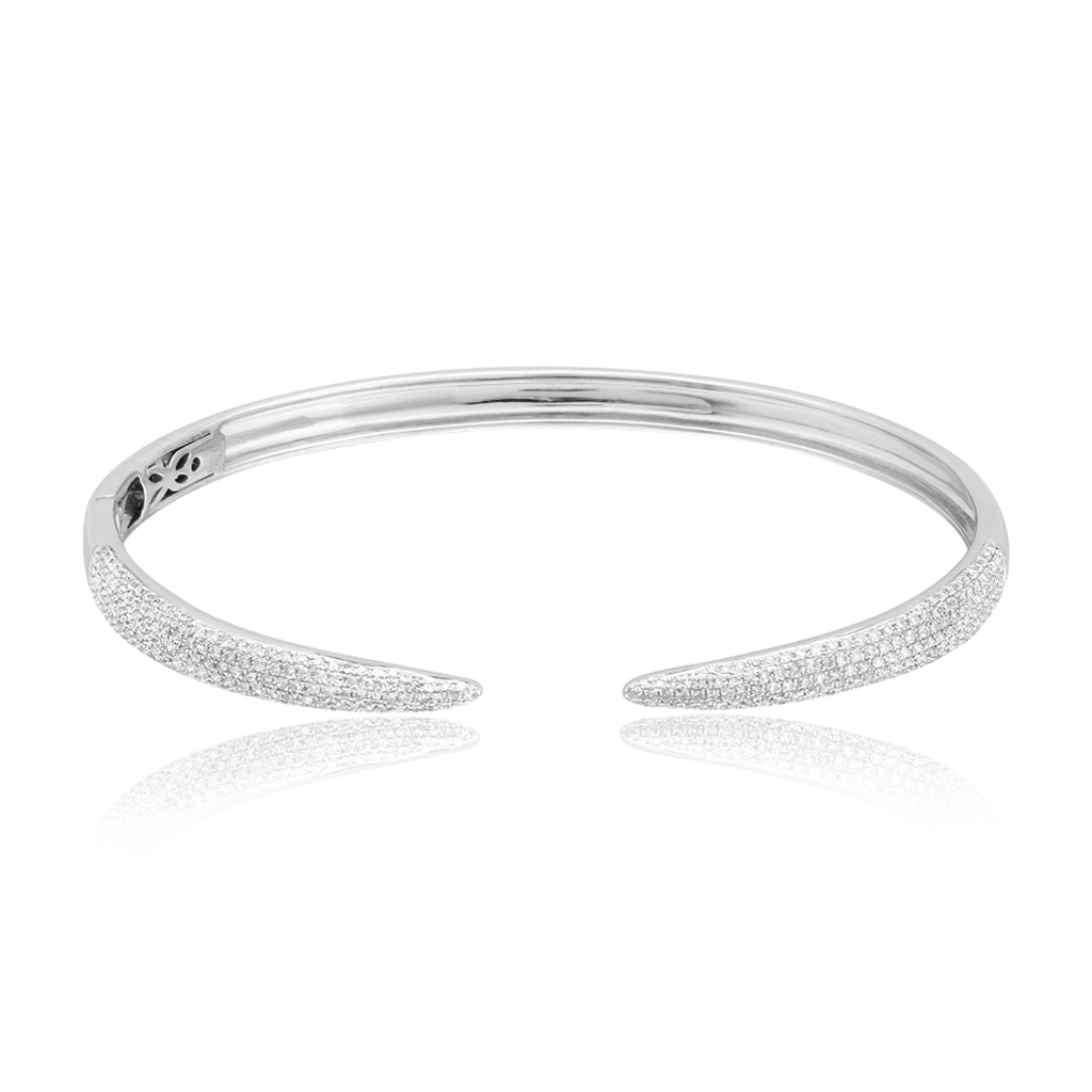 Pave Claw Bangle