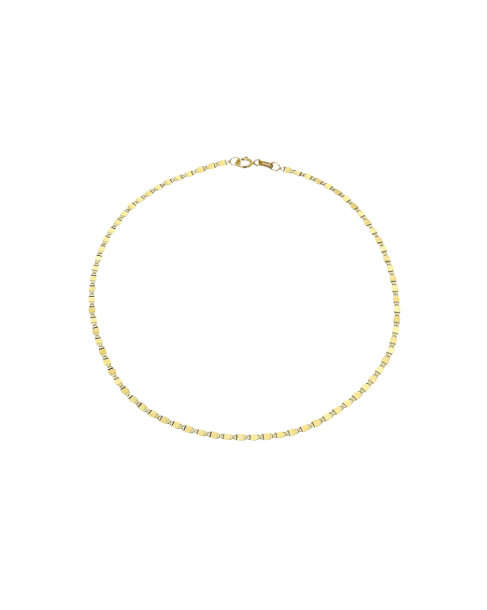 Valentino Mirror Chain Anklet