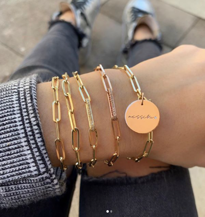 Large Paperclip Bracelet