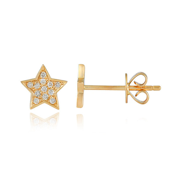 Mini Pave Star Stud