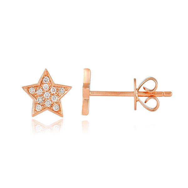 Mini Pave Star Stud