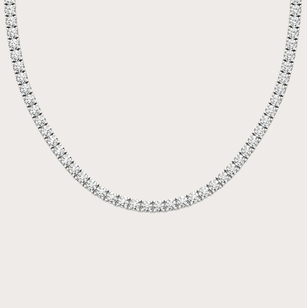 Lab Grown Diamond Line Necklace