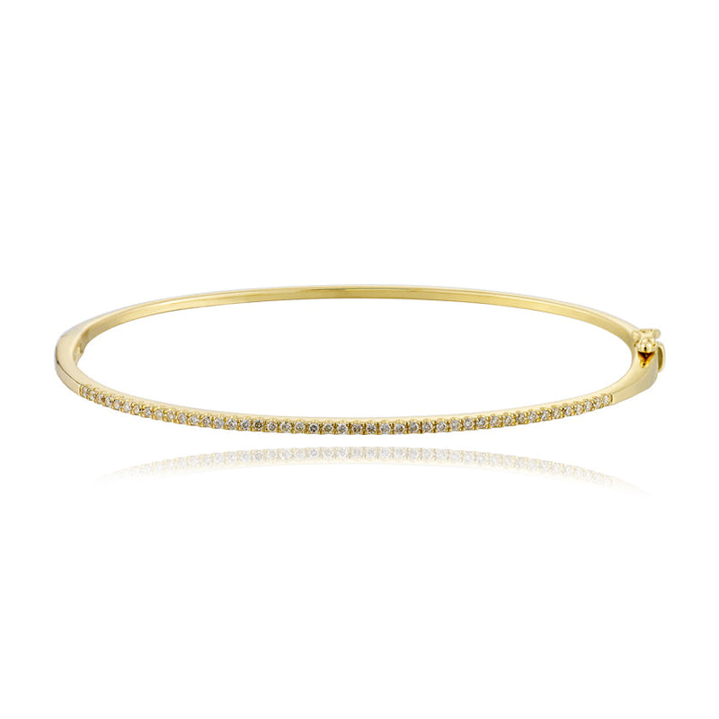 Thin Pave Bangle