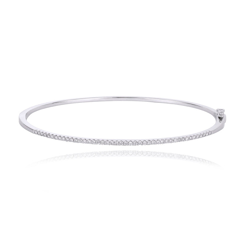 Thin Pave Bangle