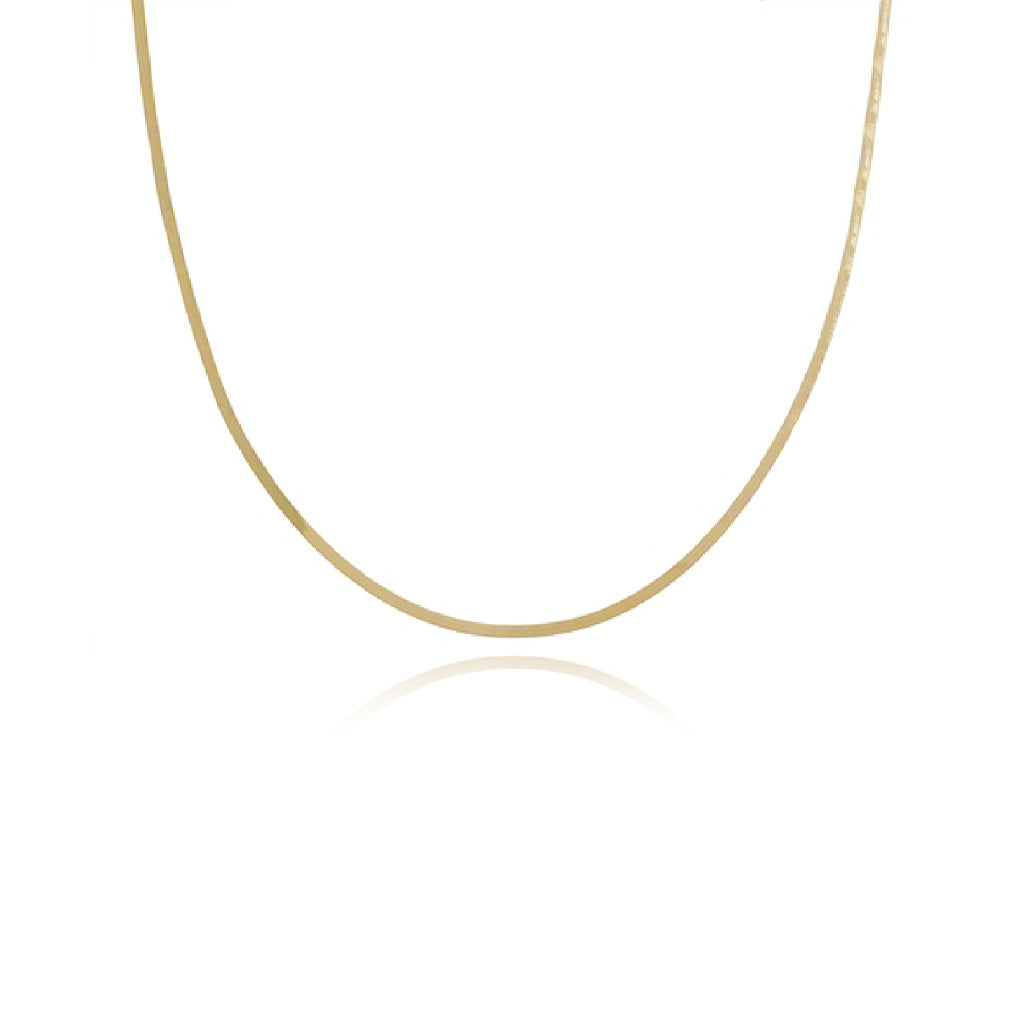 Thin Herringbone Necklace