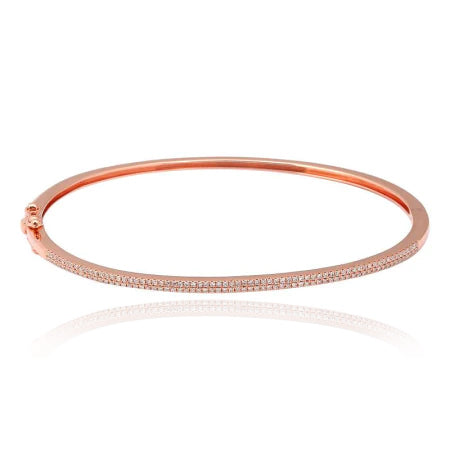 Two Line Pave Bangle