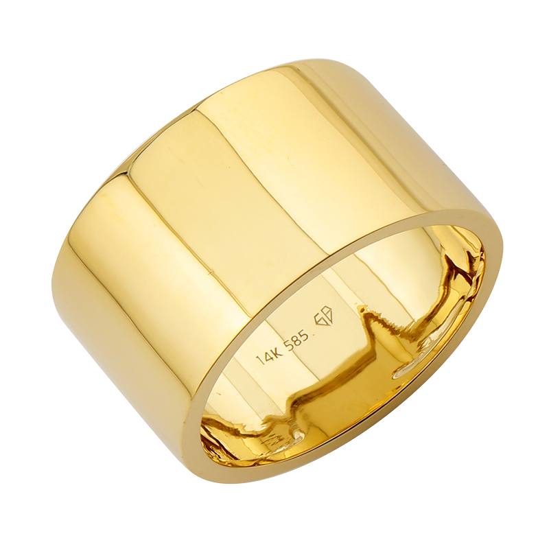 Thick Gold Cigar Band