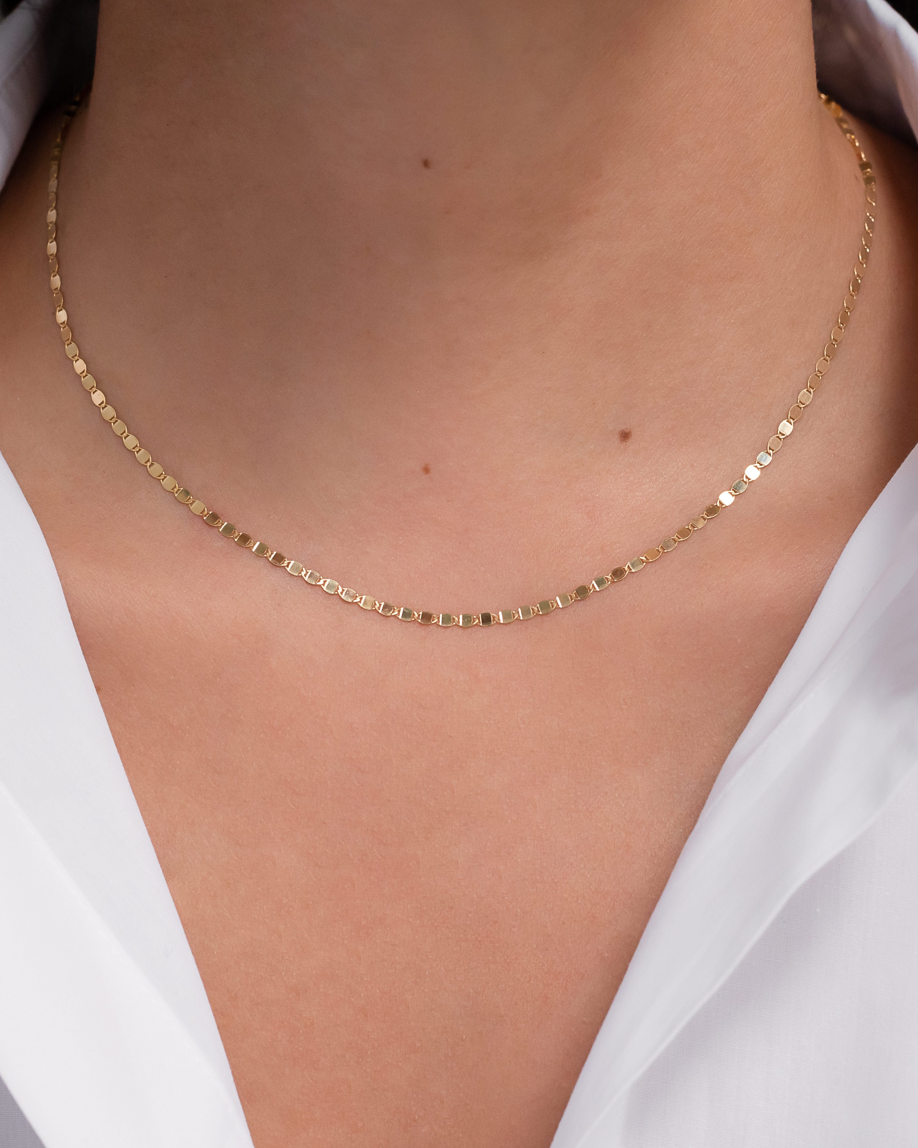 Mirror Chain Link Necklace