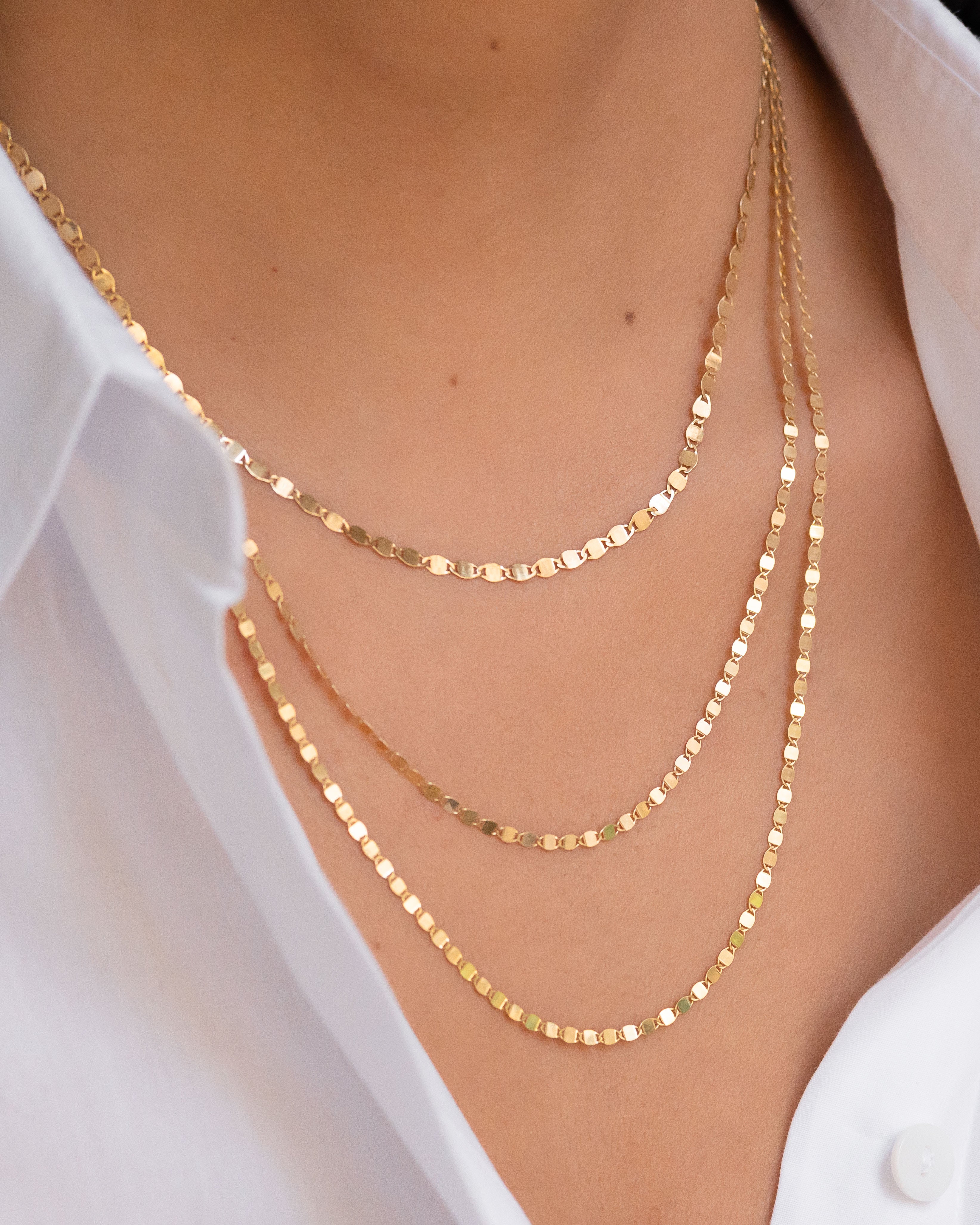 Mirror Chain Link Necklace